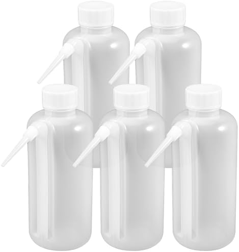 PrettyZoom 5Pcs 500ml Communion Cup Squeeze Dispenser Set