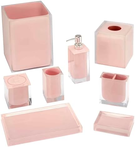 Elegant Pink Resin Tumbler