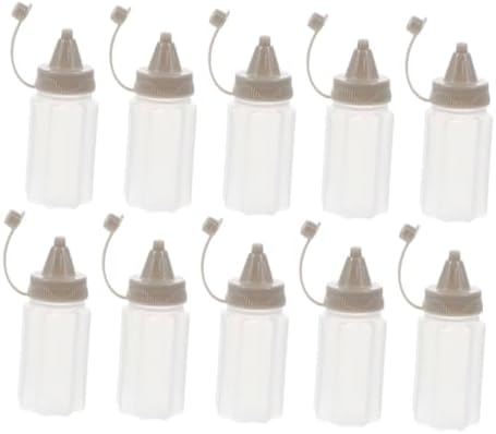 12 Piece Portable Condiment Squeeze Bottles