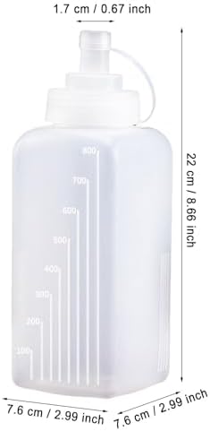 Sauce Bottles Set 2 Pack PP Material Squeeze Condiment dispensers