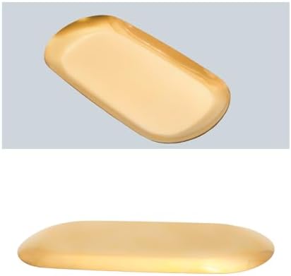 Elegant Gold Oval Tray Set
