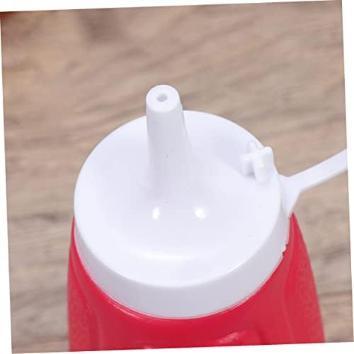 Plastic Lidded Salad Bottle for Condiments