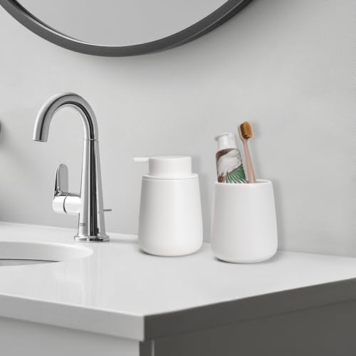 UHEY HOME - Durable and Stylish 135 oz Ceramic Toothbrush Holder