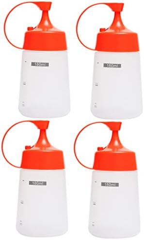 SHOWERORO Salad Squeeze Reusable Storage Bottles - 4 Pack