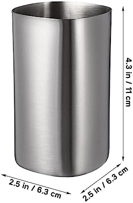 Angoily Stainless Steel Toothbrush Holder Durable Stylish Bath Organizer