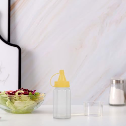 GRIRIW Mini Squeeze Condiment Containers - Compact Travel Design