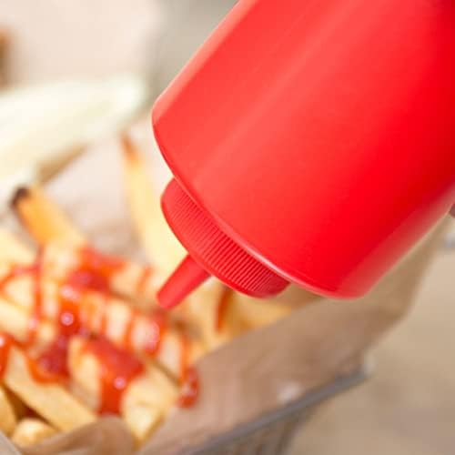 Perfect TrueCraftware Set of 12 Squeeze Condiment Bottles for Kitchen Needs