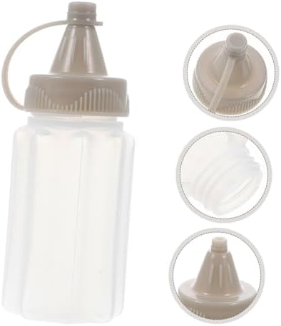 Stylish 12-Piece Reusable Condiment Squeeze Bottles