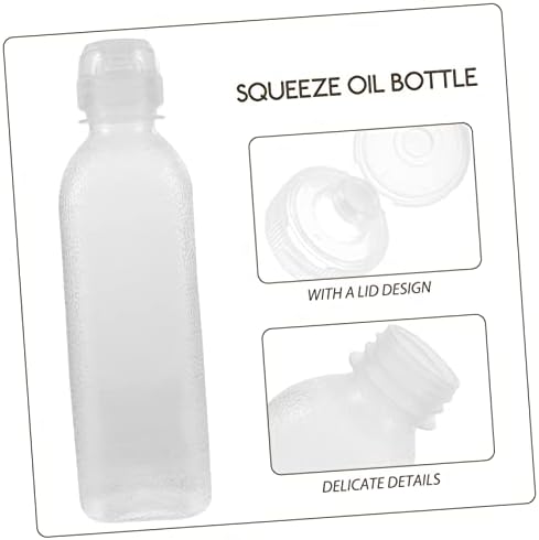 Kitchen Oil Bottle Sauce Condiment Squeeze Bottle Salad Dressing Container