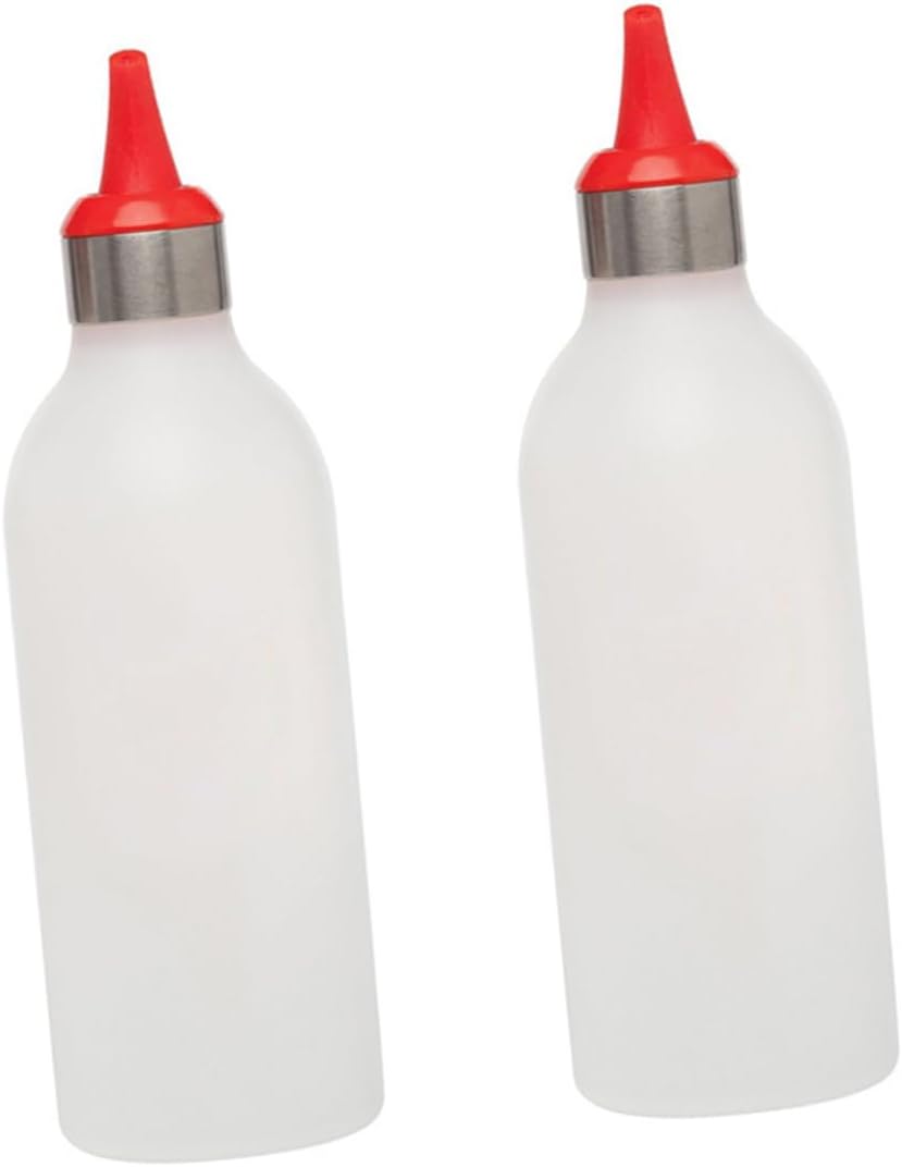 VINTORKY 2 Pack 450ml Condiment Squeeze Bottles