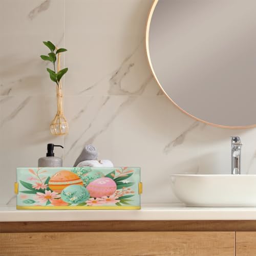 Easter Colorful Folding Toilet Basket