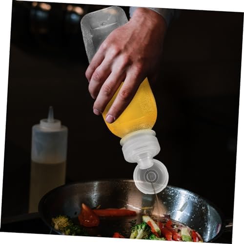 Kitchen Oil Bottle Sauce Condiment Squeeze Bottle Salad Dressing Container