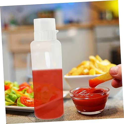 SHOWERORO Sauce Squeezing Bottles Condiment Squeezing Set Portable Dressing Squeeze Bottles