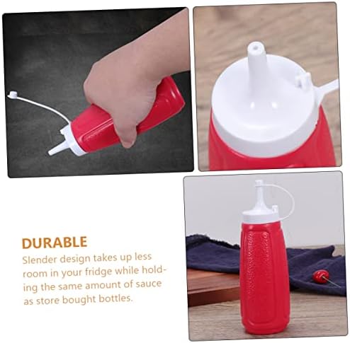 Plastic Lidded Salad Bottle for Condiments