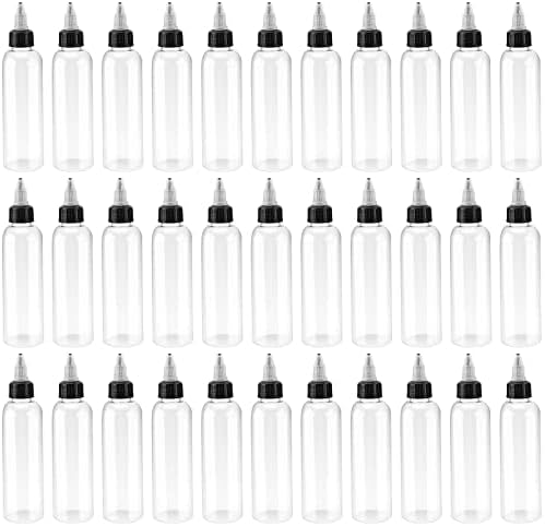 MAHIONG 64 Piece 4oz Squeeze Bottles Set