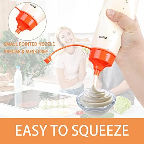 Wide-OpeningCondiment Squeeze Bottles