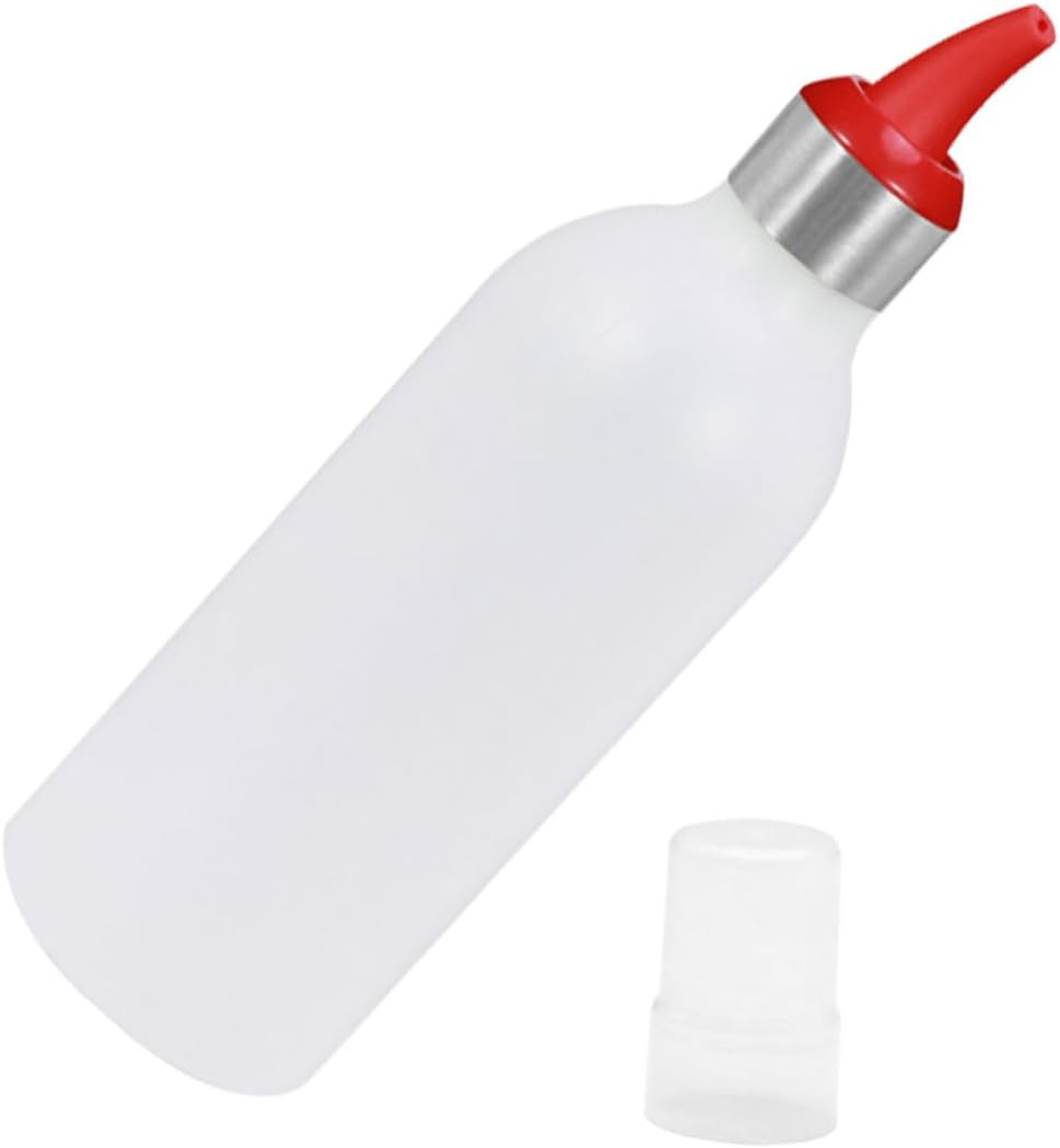 Compact Durable TPR 450ml Condiment Squeeze Bottle for Kitchen Outdoor Use
