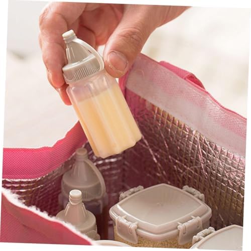 12 Piece Portable Condiment Squeeze Bottles