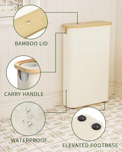 Sturdy Toilet Paper Basket with Handle