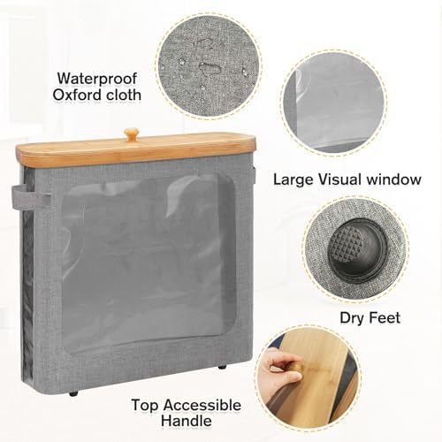 Stylish Durable Space-Saving Toilet Paper Organizer