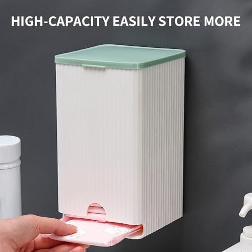 Curckua Wall-Mounted Storage Box for Toiletries sanitary Pads