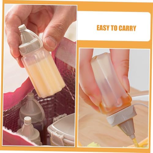 BUGUUYO12-Pack Portable Condiment Squeeze Bottles