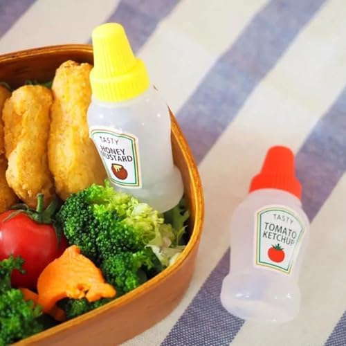 Reused Empty Ketchup Mustard Dispenser Bottles