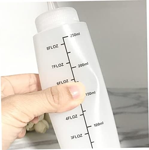 250ml Squeeze Salad Dressing Bottles with Cap Durable and Easy to Use
