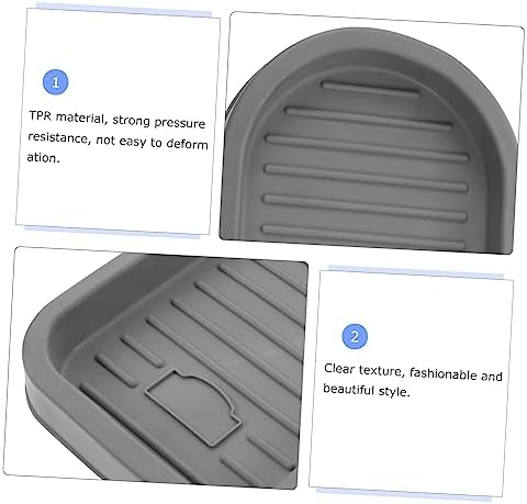 Unomor Sponge Holder Soap Storage Tray for Kitchen Bathroom