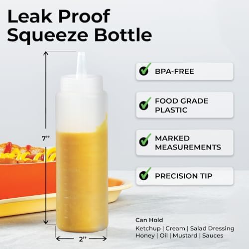 Restaurantware 8oz Squeeze Bottles
