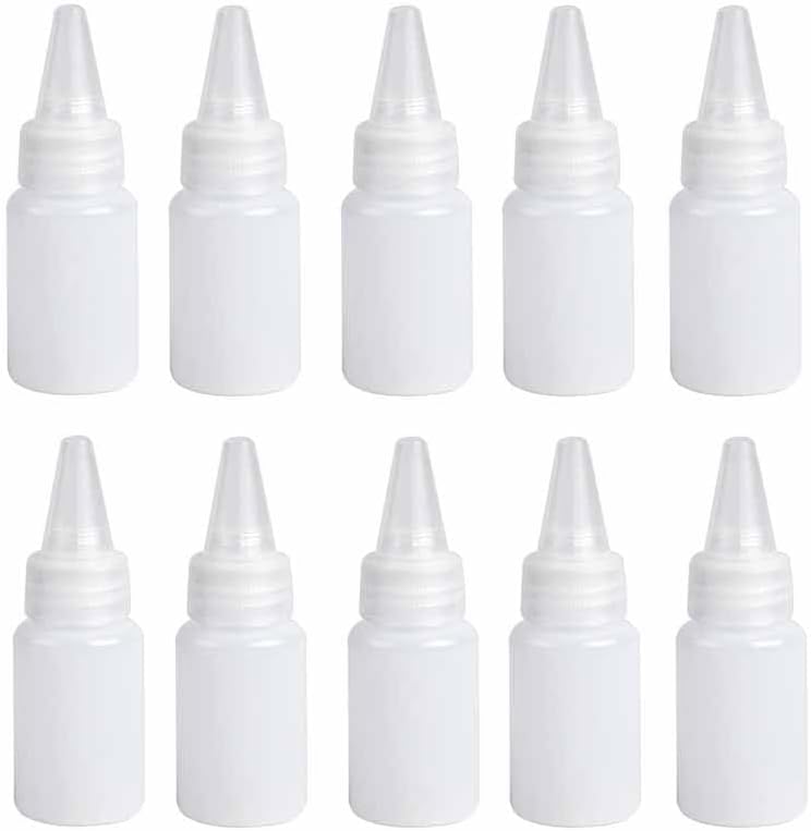 Leadigol 10PCS Condiment Squeeze Bottles Perfect for Home and Craft Use
