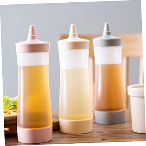 Luxshiny 350ml Food Safe PP PE Condiment Squeeze Bottle