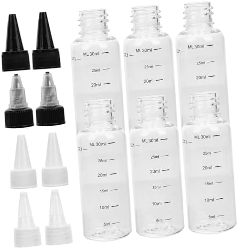 16 Piece Graduated Squeeze Bottles Refillablecompact Design