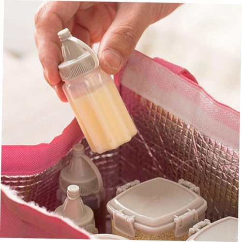 BUGUUYO12-Pack Portable Condiment Squeeze Bottles