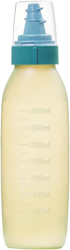 16 oz Squeeze Bottle with 3 Nozzles for Sauces More