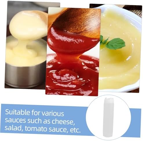Refillable White Squeeze Bottles Perfect for Your condiment Needs