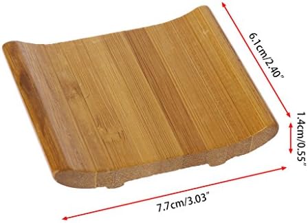 Eco-Friendly Bamboo Soap Dish For Bathroom