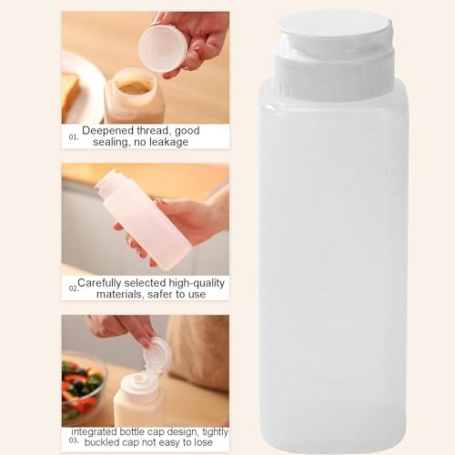 Sauces Squeeze Bottle Set 200ml Perfect for Your Kitchen