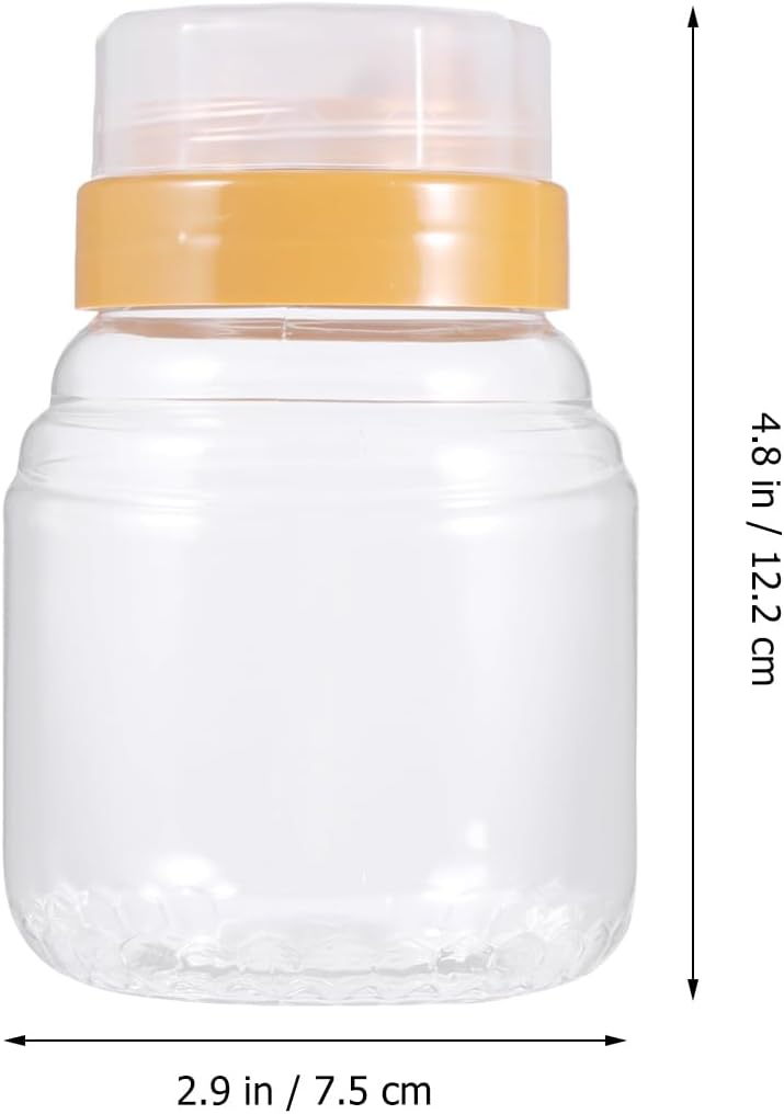 4-in-1 Transparent Honey Bottle Set