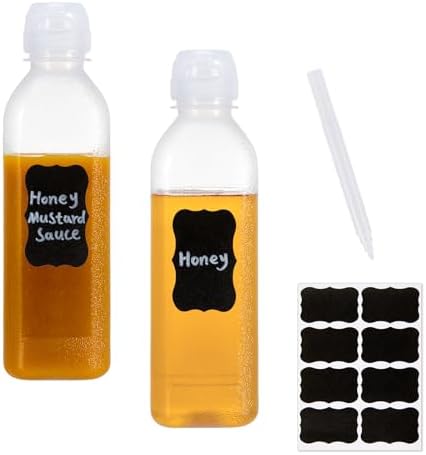 Leak-Proof 16oz Squeeze Bottles