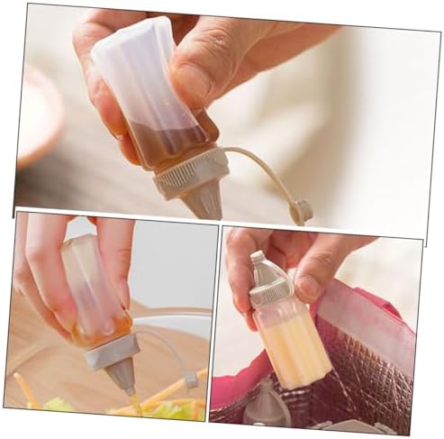 High-Quality 12-Pack Portable Condiment Squeeze Bottles