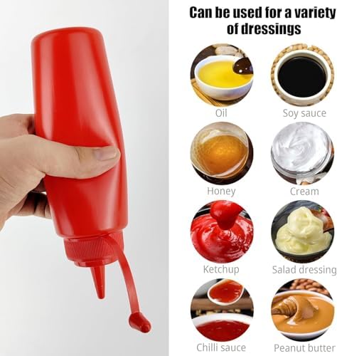 3-Piece Squeeze Condiment Bottles