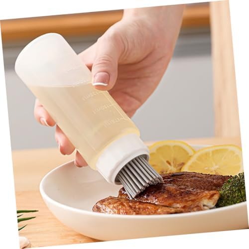 French Professional Silicone Oil Dispenser with Basting Brush for BBQ Cooking