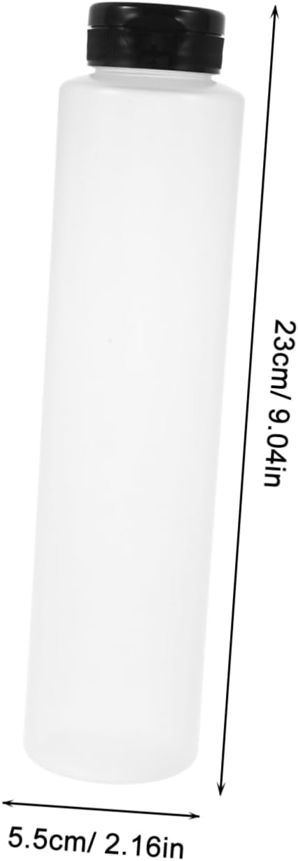6-Piece Squeeze Bottle Set for Sauces Leak-Proof with Lids