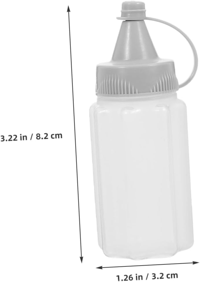 8 pack condiment squeeze bottles 30ml
