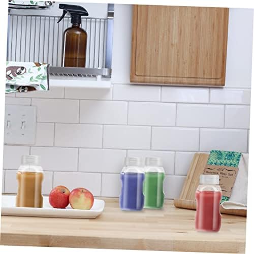 4-Piece Condiment Squeeze Bottles with Caps