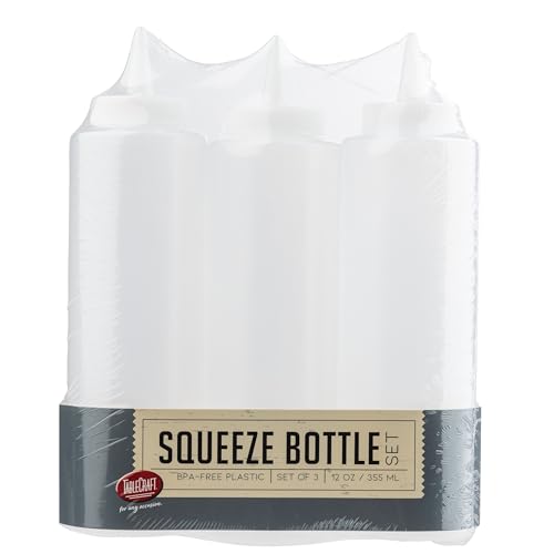 TableCraft Squeeze Bottles Set Makes Life Easier