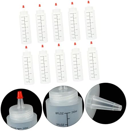 VOSAREA 240ml Graduation Squeeze Sauce Bottles