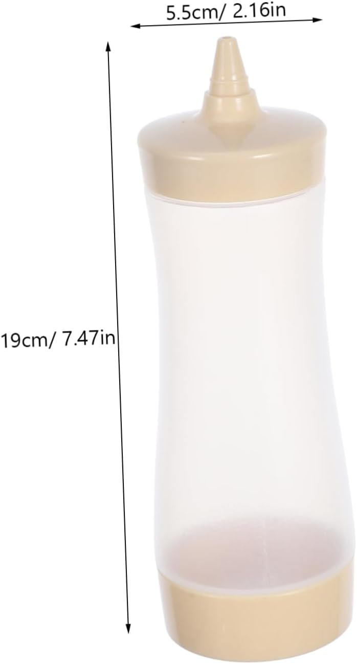 Reusable Condiment Squeeze Bottles Set of 3 for Kitchen Entertaining