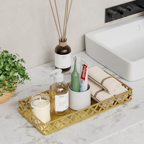 Adorable Bathroom Vanity Tray - Perfect for Small Spaces
